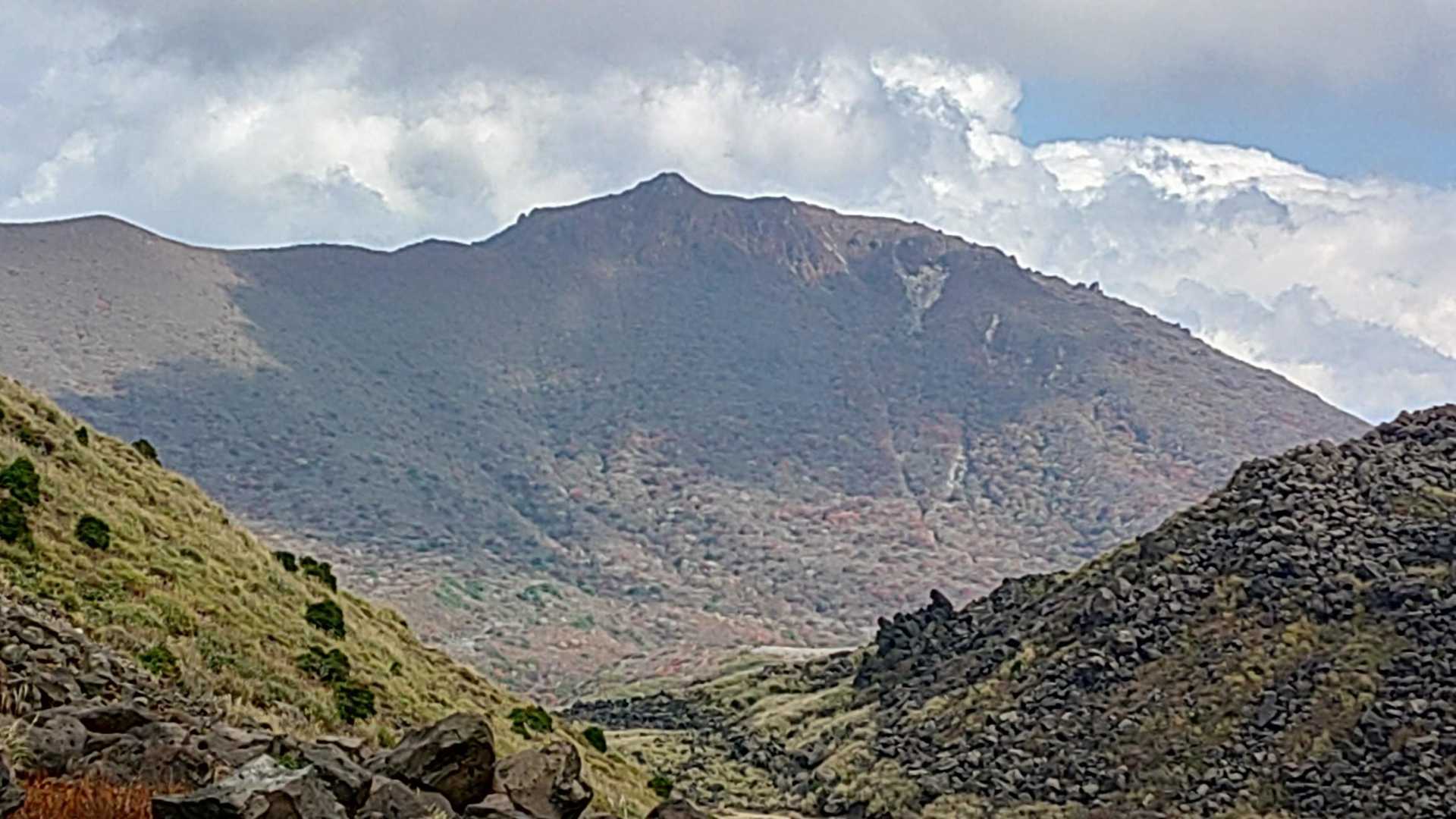 くじゅう登山口-雨ヶ池越-諏蛾守越-三俣山-指山自然観察路 周回コースの写真