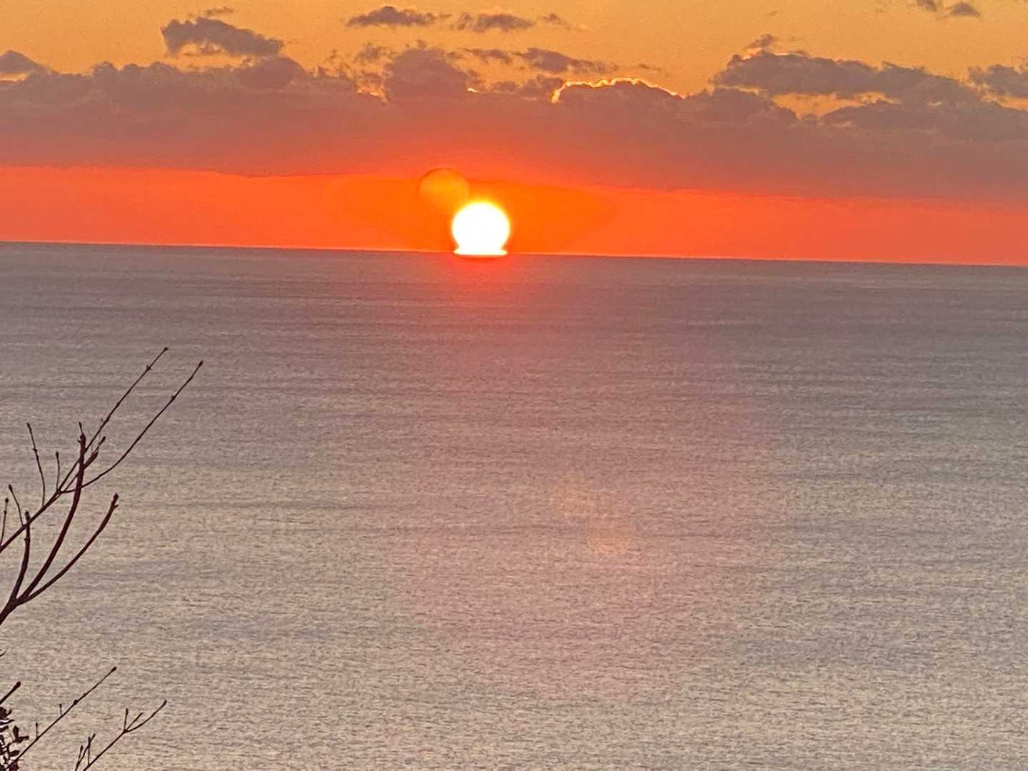 今年は、だるま日の出🌅👍