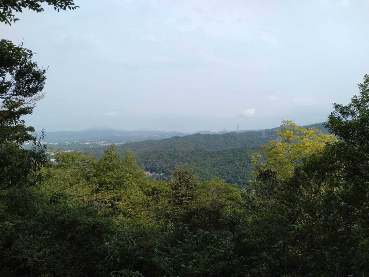 途中の見晴らし。