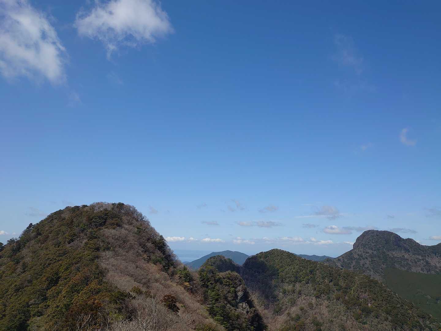 多良岳〜経ヶ岳方向