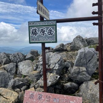 メインの藤原岳に着きました