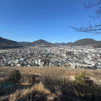 寺山山頂近くの展望所