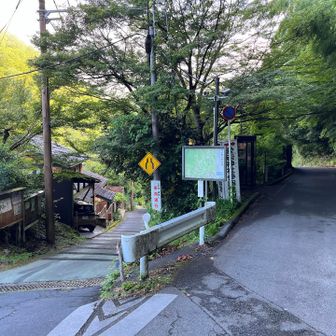 京都バスの清滝停留所から登山開始。