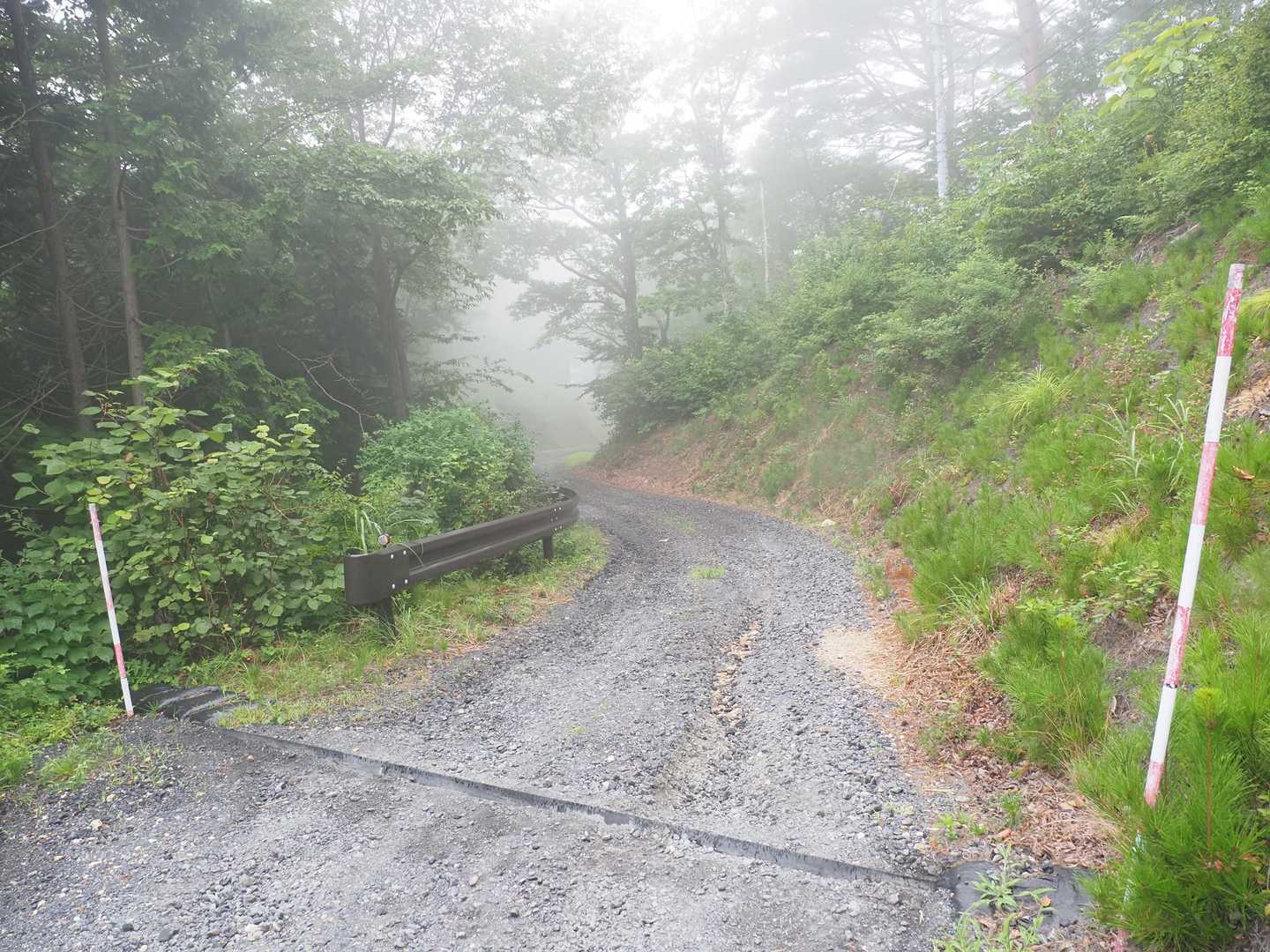 オフロード向けの車なら山頂まで来れます。