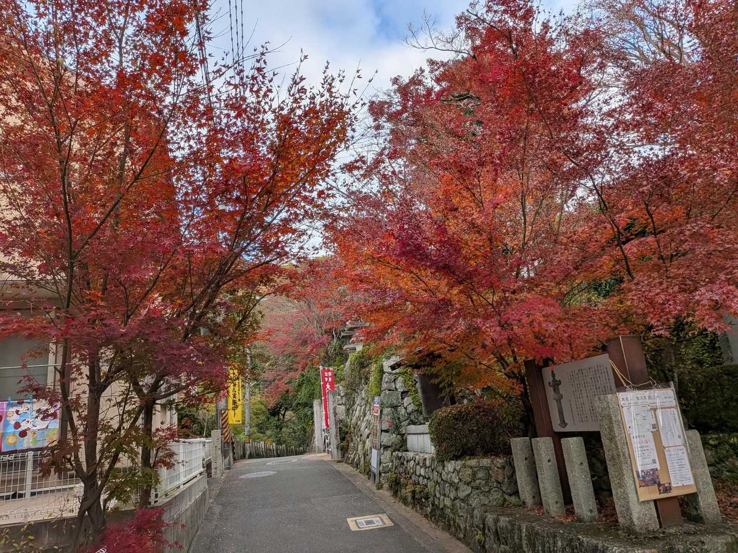 瀧安寺-石子詰登山口-箕面山-三国峠-六個山 周回コースの写真