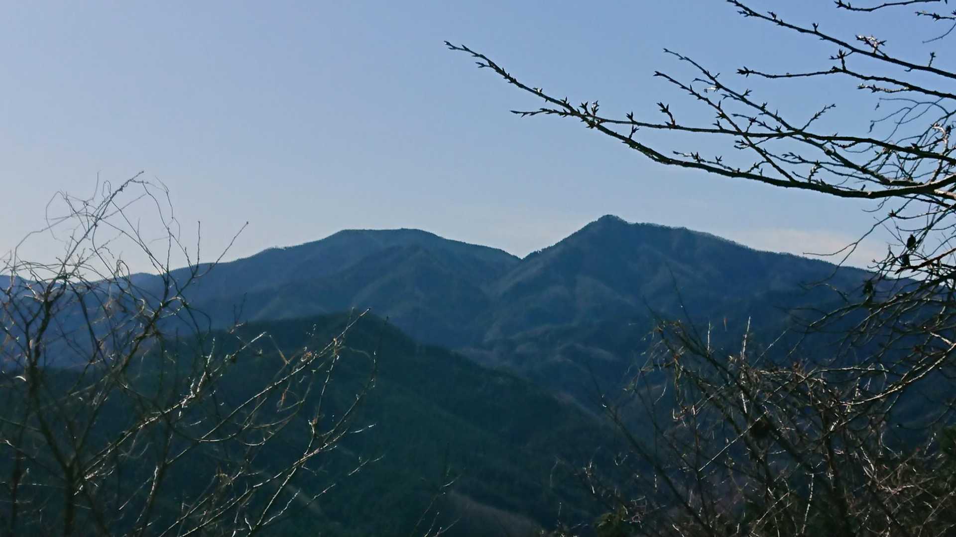 東武竹沢駅-三光神社登山口-天王池-官ノ倉山-外秩父七峰縦 縦走コースの写真