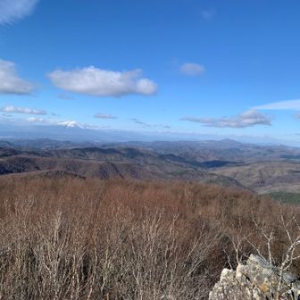 岩手山、姫神山がくっきり