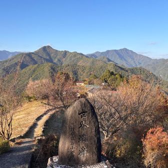 生活道から古道を振り返る(果無集落)