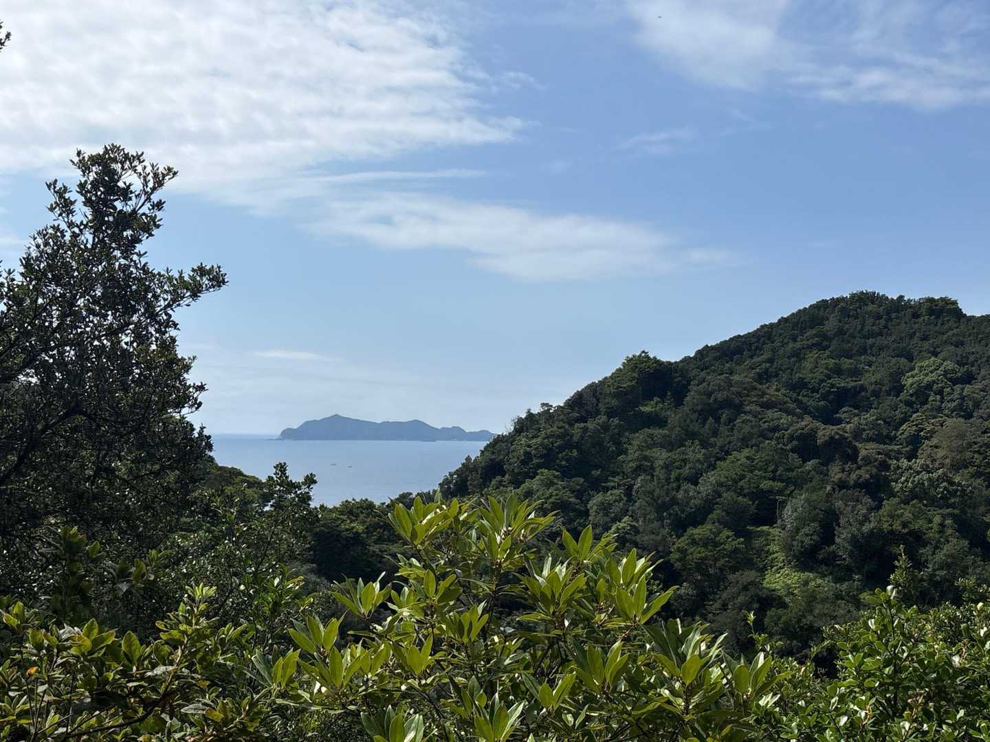 千羽富士の向こうに
牟岐大島✨