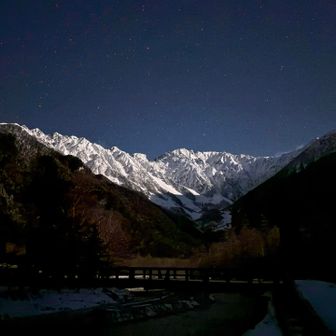月明かりの河童橋から　なんか加工感がすごい