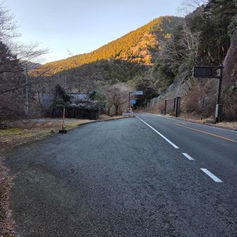 （ゴール）天城峠バス停