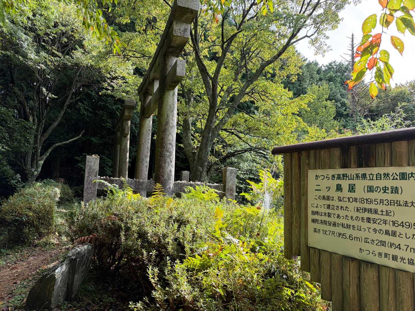 二ﾂ鳥居もう直ぐゴールです