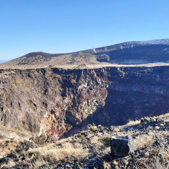 火口展望台から