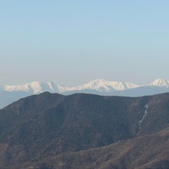 遠くに
塩見→農鳥→間ノ岳→北岳