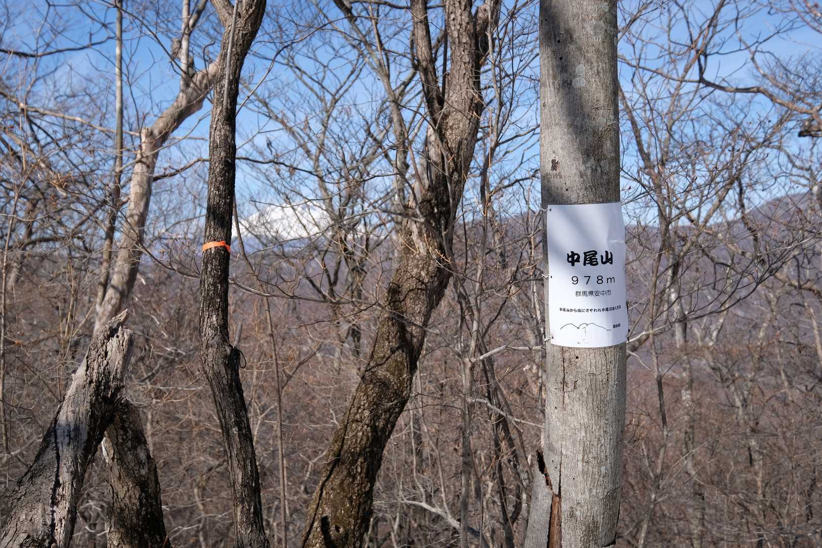 中尾山山頂