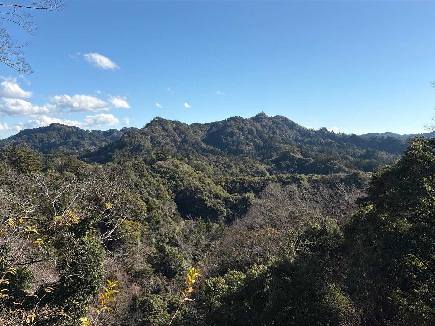 宇藤原浅間分岐から見た高宕山