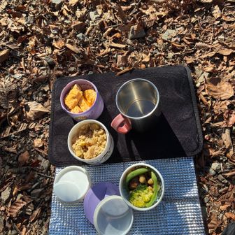 今日はお弁当広げちゃいます🍱いただき栗ご飯、上庄の里芋煮っ転がしと煮豆♪