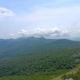 山頂から、アンヌプリ、羊蹄山方面