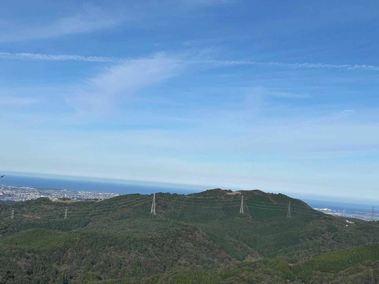 海まで見えた