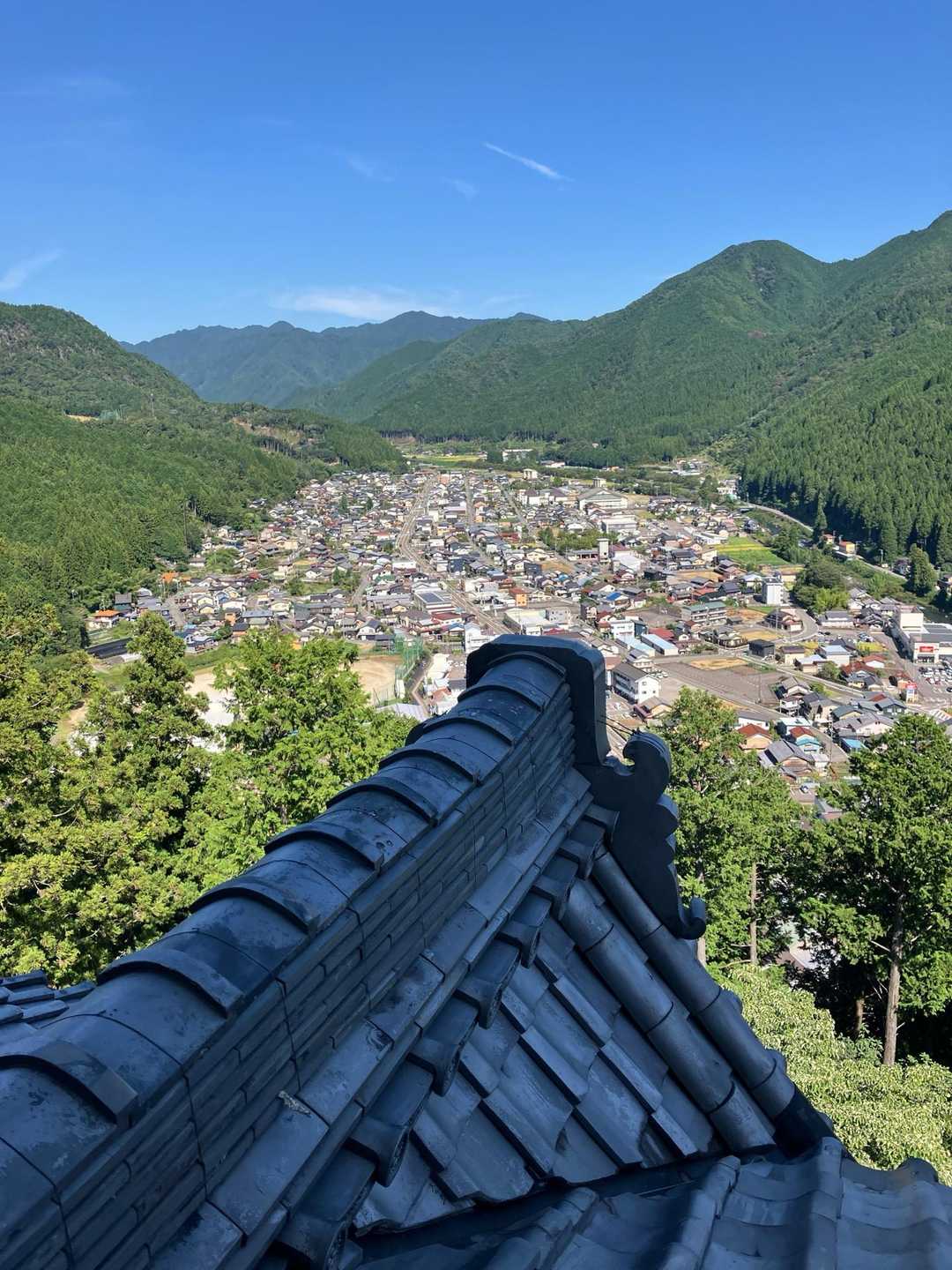 郡上八幡城からの景色