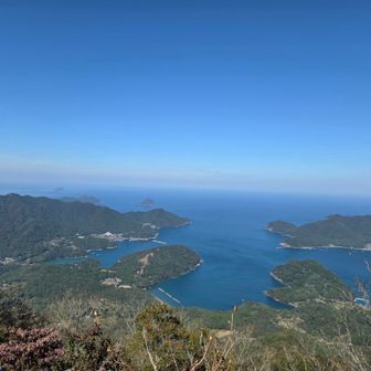 西峰からの内浦湾
