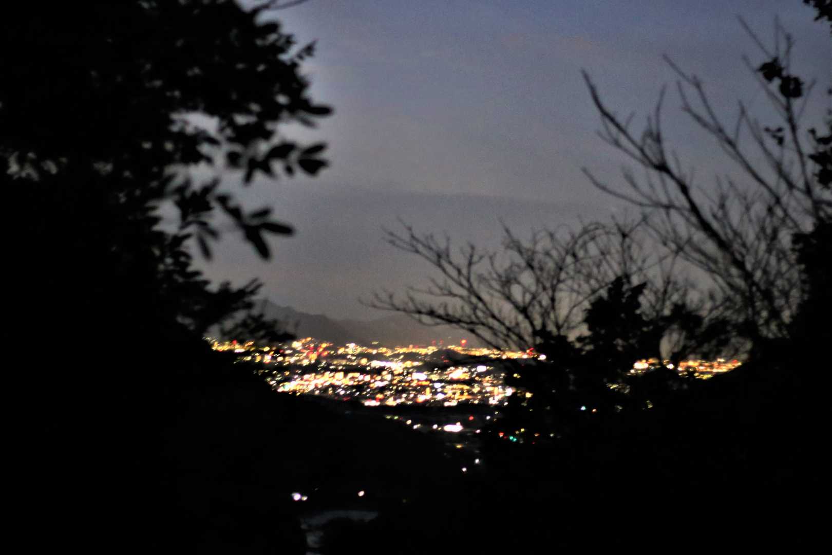 里明かりが綺麗