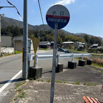 小口バス停から帰ります。
とても楽しい山行きでした🎶
感謝🙏