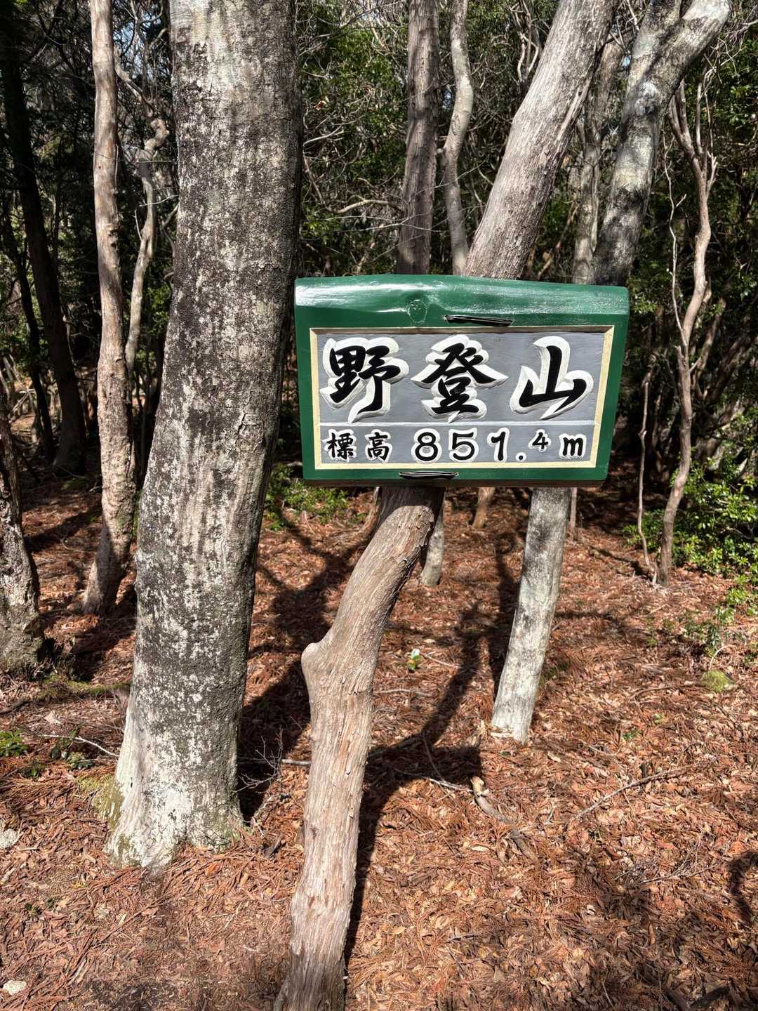 坂本棚田バス停-徒歩参道入口-野登山 周回コースの写真