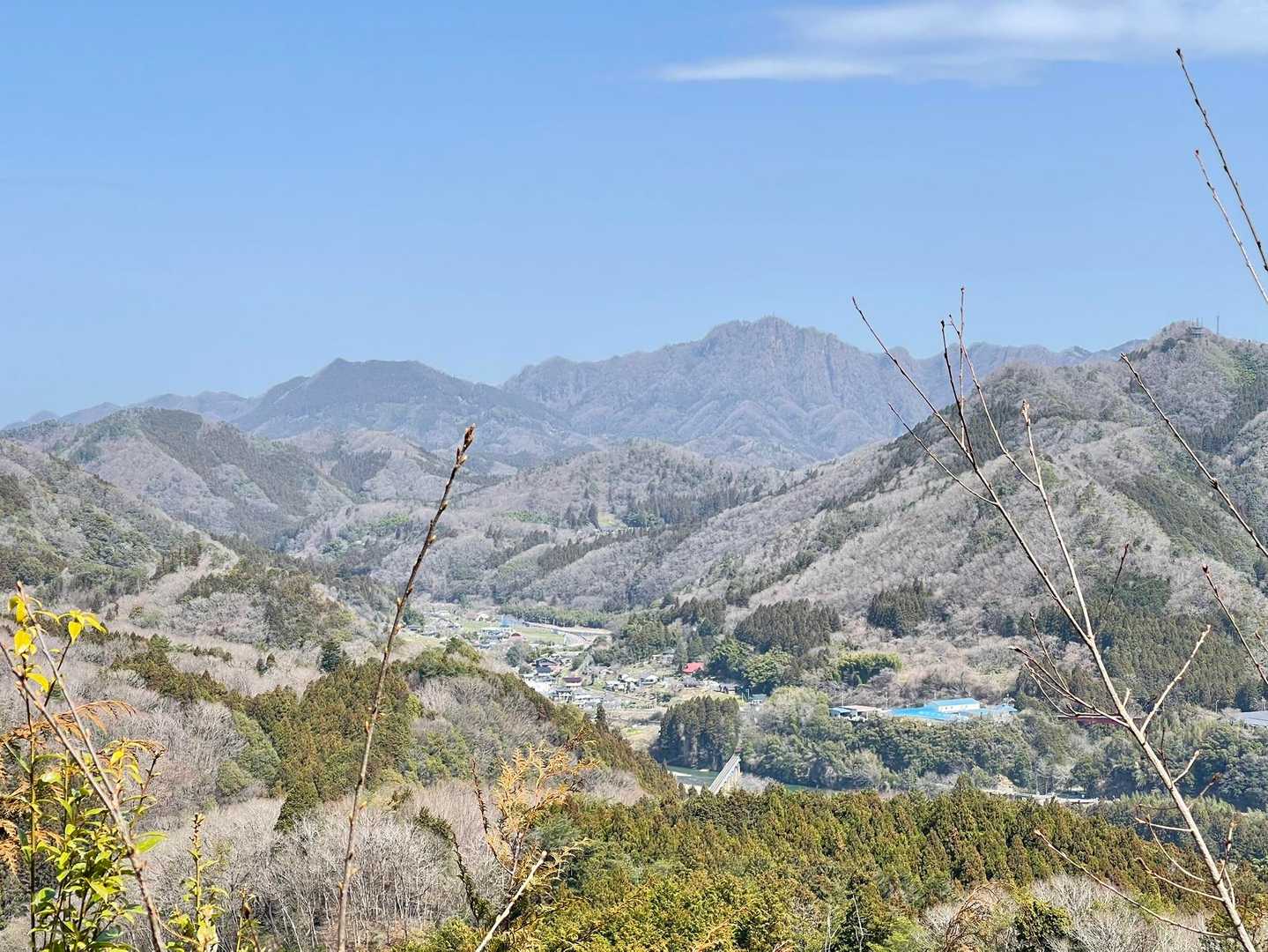 奥久慈男体山が見える⛰️