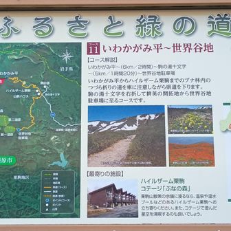 案内図。まだ、通ったことのないルートがいっぱい。
