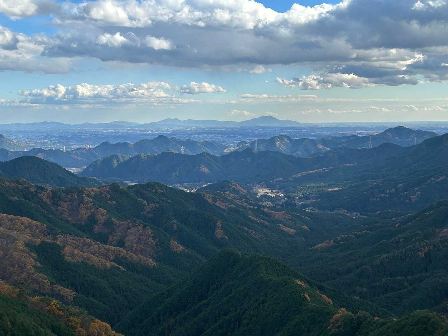 筑波山方面