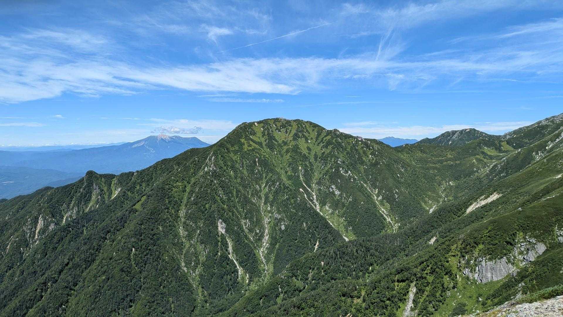 駒ヶ岳ロープウェイ 千畳敷駅-島田娘-濁沢大峰-檜尾岳-大 縦走コースの写真