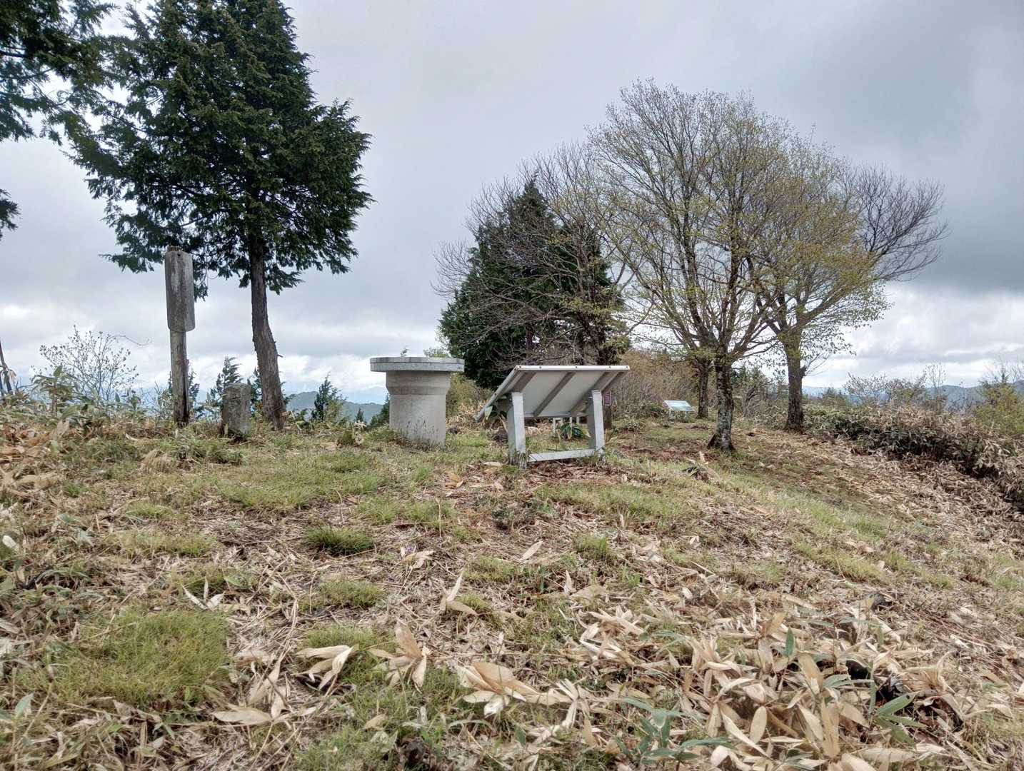 山頂手前のふれあい広場に👍😃