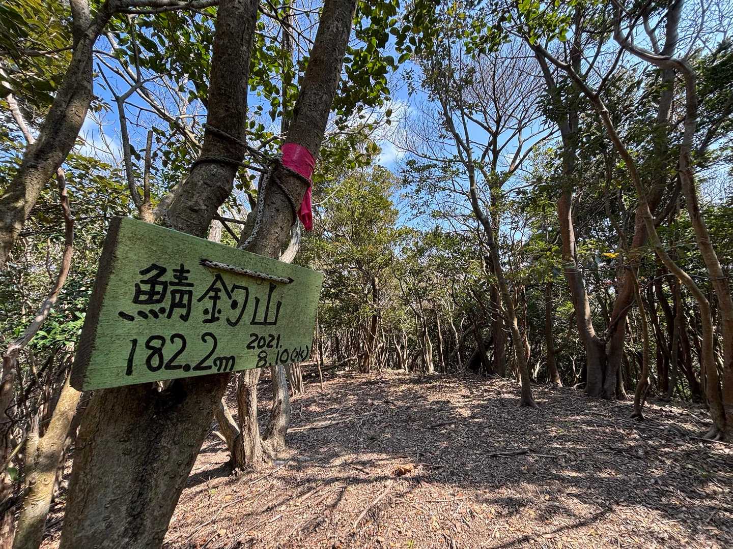 鯖釣山登山口-鯖釣山-湯玉城山 往復コースの写真