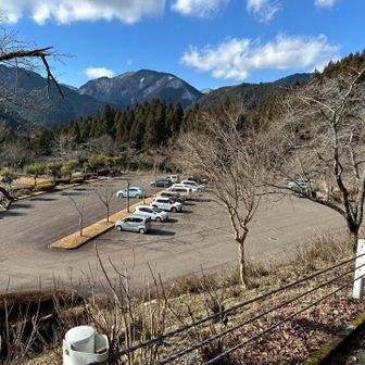 駐車場に到着。そこそこの人数になっていました