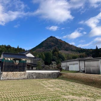 これから登る行者山⛰️山容よき✨
