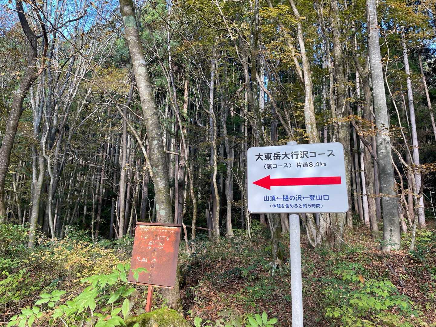 裏コースからスタート