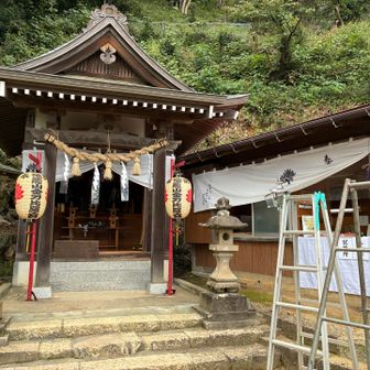 金刀比羅宮（例大祭準備中）