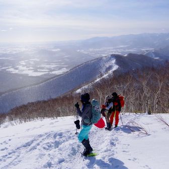 ダイヤモンドダストに思わず見入る