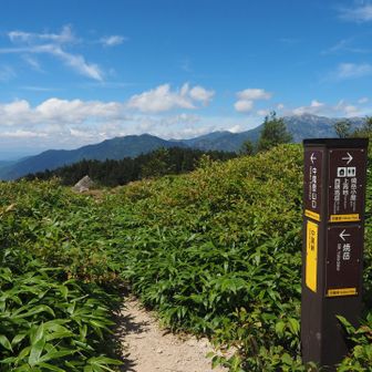 岐阜県方面、なんだか雲が増えてきている気がする
焼岳小屋には寄らず、中尾登山口へと向かいます