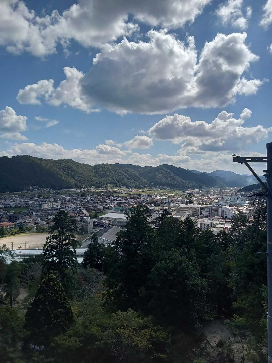 サンフレッチェ広島ホームタウンの吉田町を一望できました😊