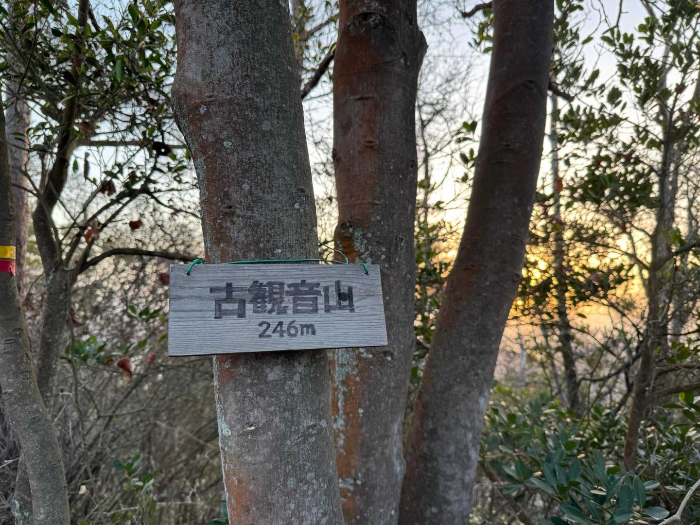 古観音山に到着！