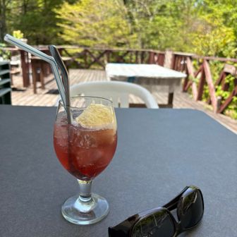 瑞牆山荘でちょっと一息