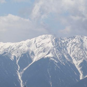 広河内岳？と農鳥
