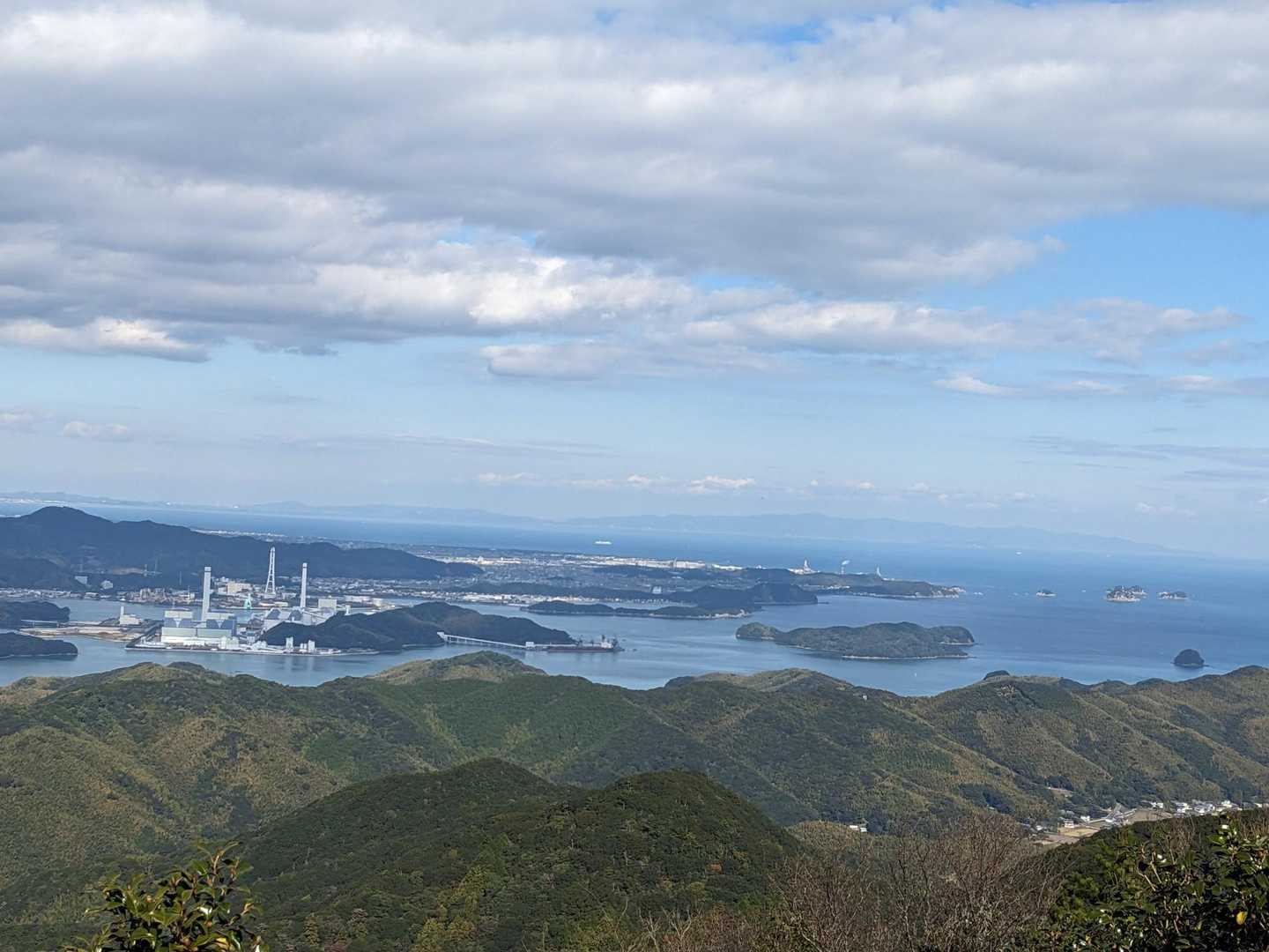 明神山 往復コースの写真