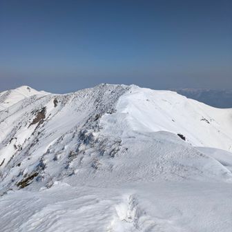 神室山より主稜線北側
