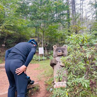 守屋山といえばこちらのクマさん🐻
ふじさんの相棒でしたね♪