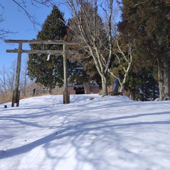 冠着山(姨捨山)到着～