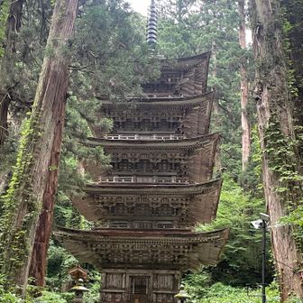 国宝・羽黒山五重塔