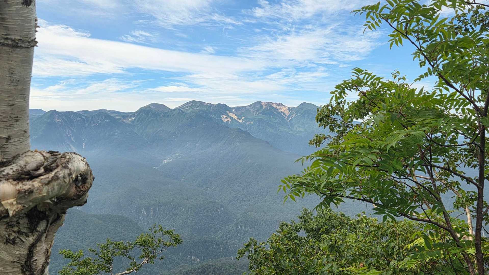 蜂はそのエリアだけ
眺望開けて大雪山の黒岳